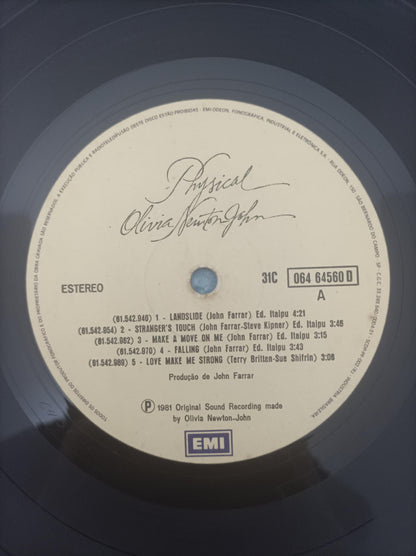 Lp Vinil Olivia Newton-John Physical Capa Dupla Com Encarte