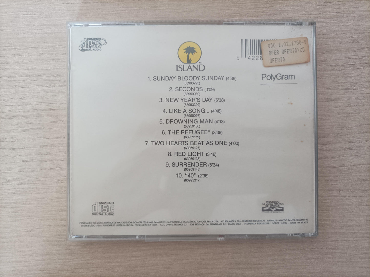CD U2 War