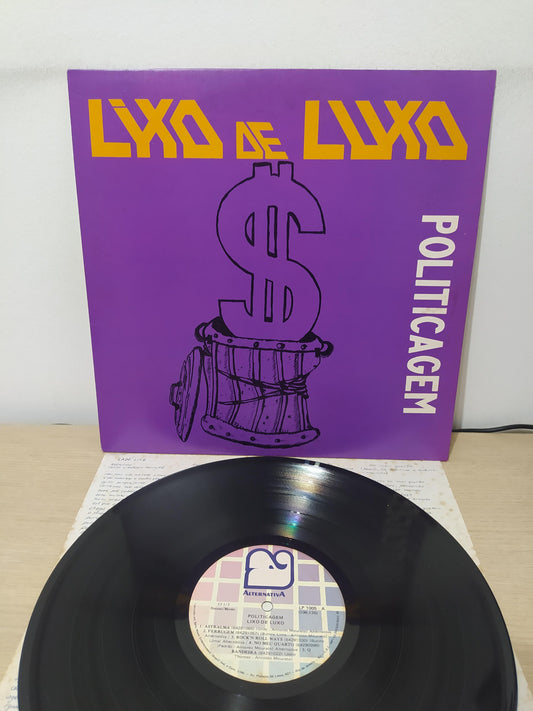 Lp Vinil Lixo de Luxo A Politicagem Disco Com Encarte