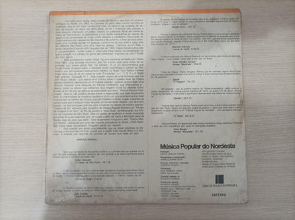 Lp Vinil Música Popular do Nordeste Vol. 1 Capa Dupla