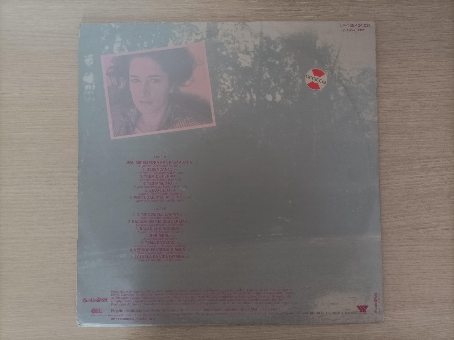 Lp Vinil Olivia Hime Estrela Da Vida Inteira Com Encarte