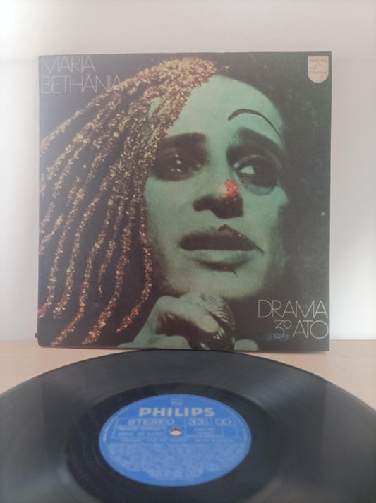 Lp Vinil Maria Bethânia Drama 3 Ato Luz da Noite Capa Dupla