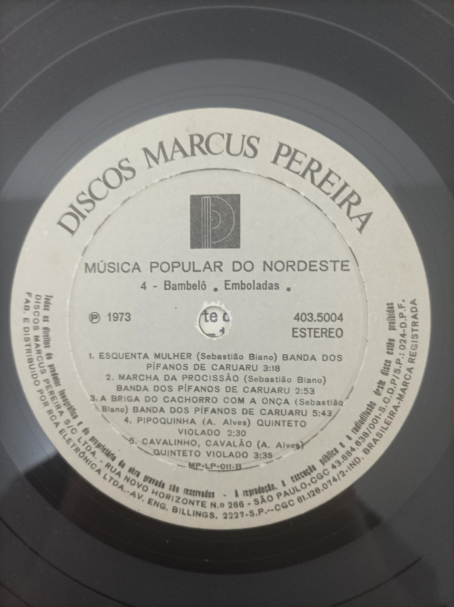 Lp Vinil Música Popular do Nordeste 4 Capa Dupla Com Encarte