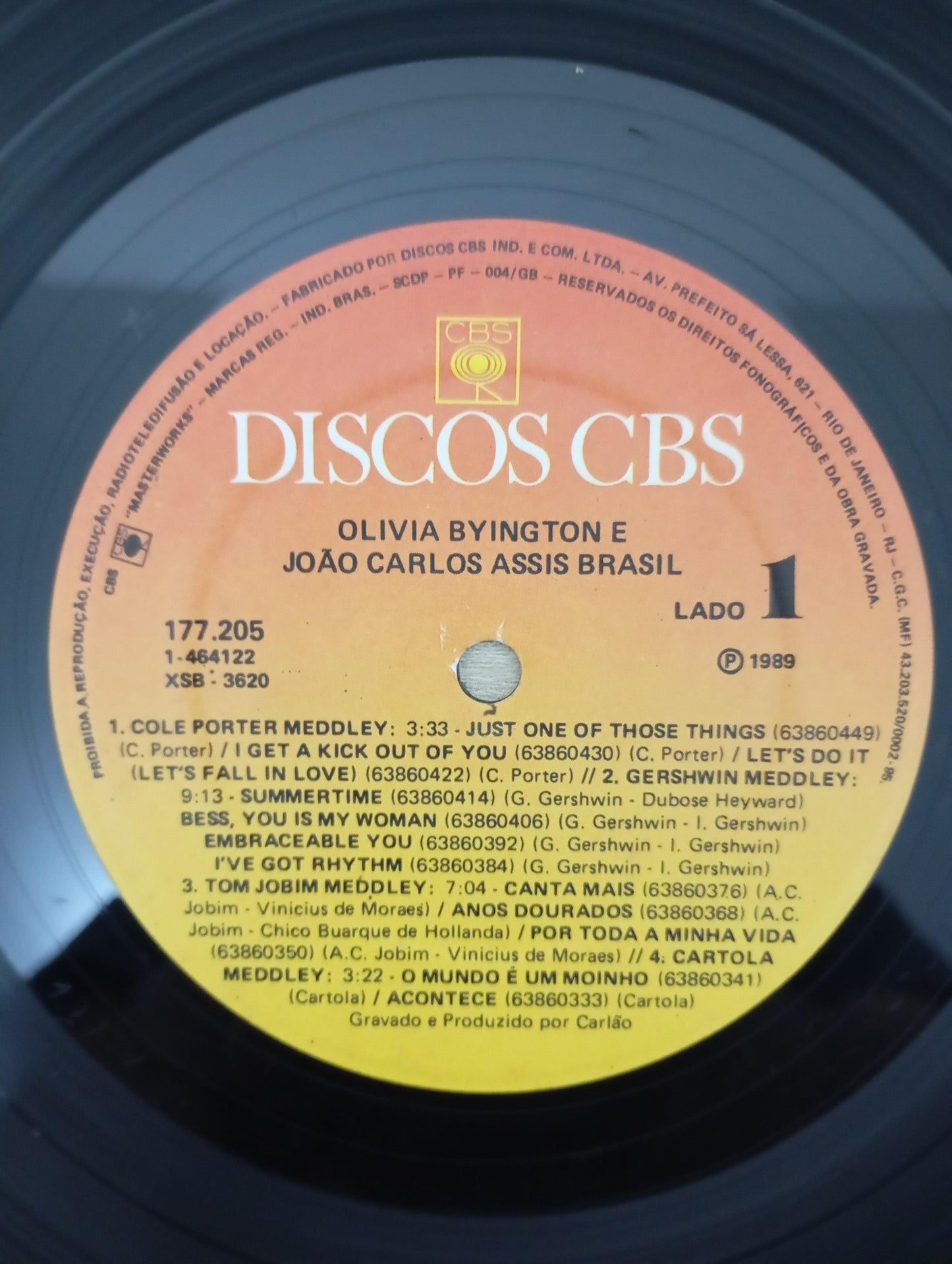 Lp Vinil Olivia Byington & João Carlos Assis Brasil
