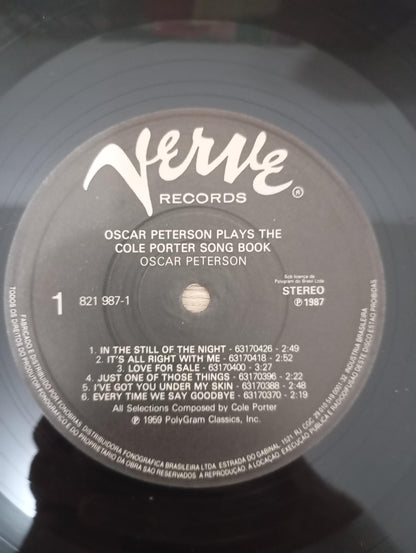 Lp Vinil Oscar Peterson Plays The Cole Porter Songbook