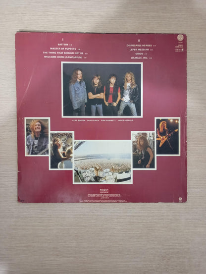 Lp Vinil Metallica Master Of Puppets