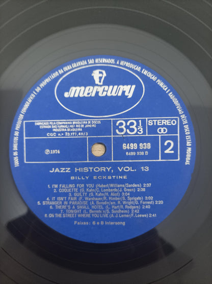 Lp Vinil Sarah Vaughan Billy Eckstine Jazz-History 13 Duplo