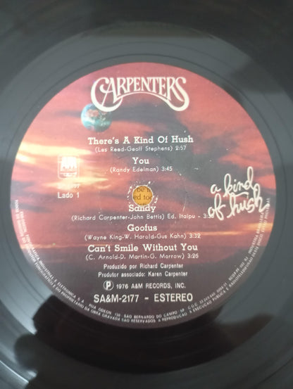 Disco Vinil A Kind Of Hush Carpenters Com Encarte A