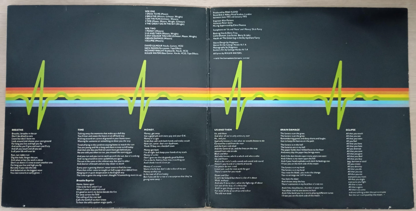 Lp Vinil Pink Floyd The Dark Side Of The Moon Capa Dupla, Leia