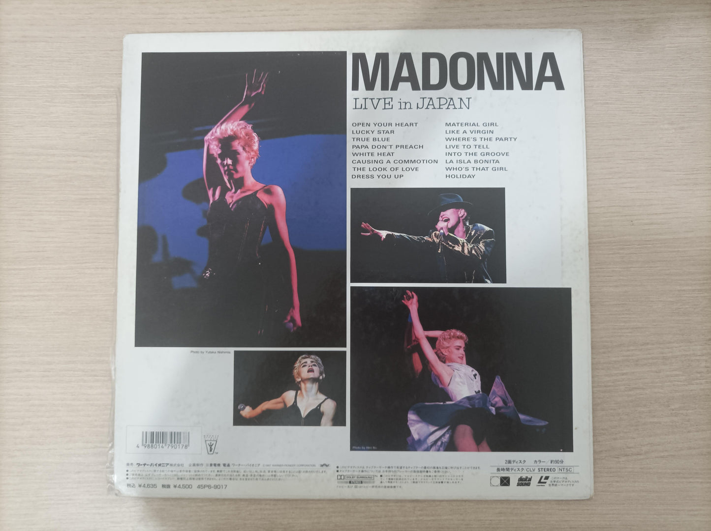 LD LaserDisc Madonna Who That Girl Japan C Encarte Importado