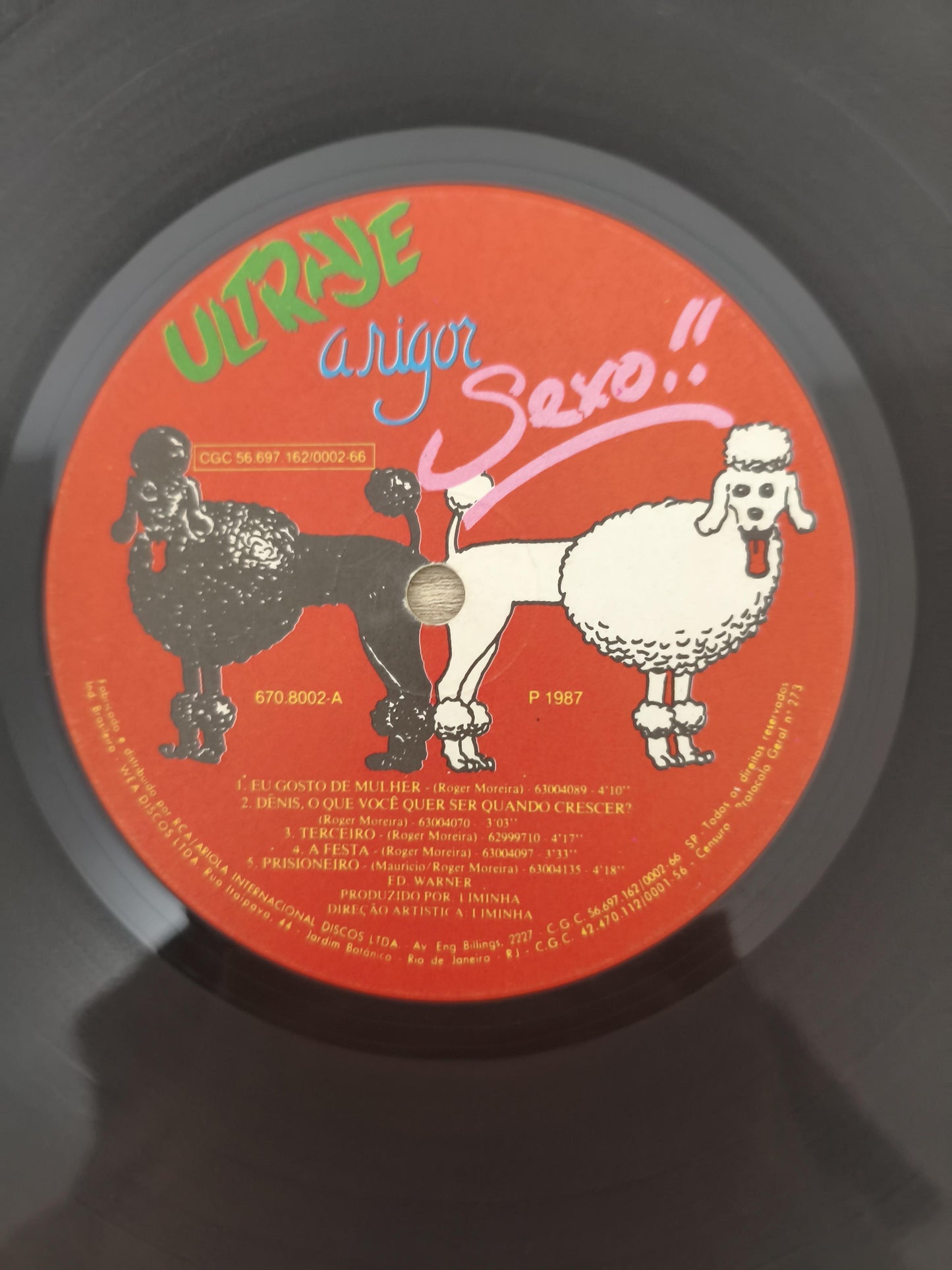 Lp Vinil Ultraje A Rigor Sexo!!