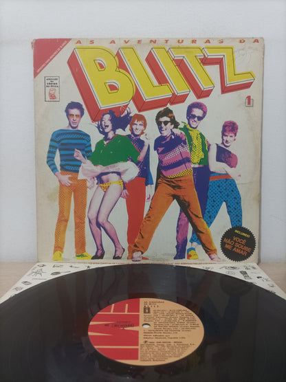 Lp Vinil Blitz As Aventuras da Com Encarte