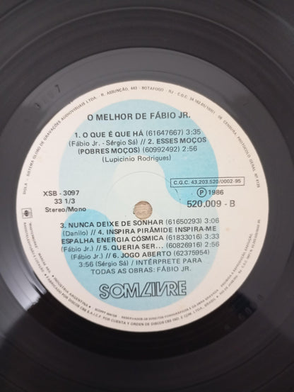 Lp Vinil Fábio Jr. O Melhor De Fábio Jr.
