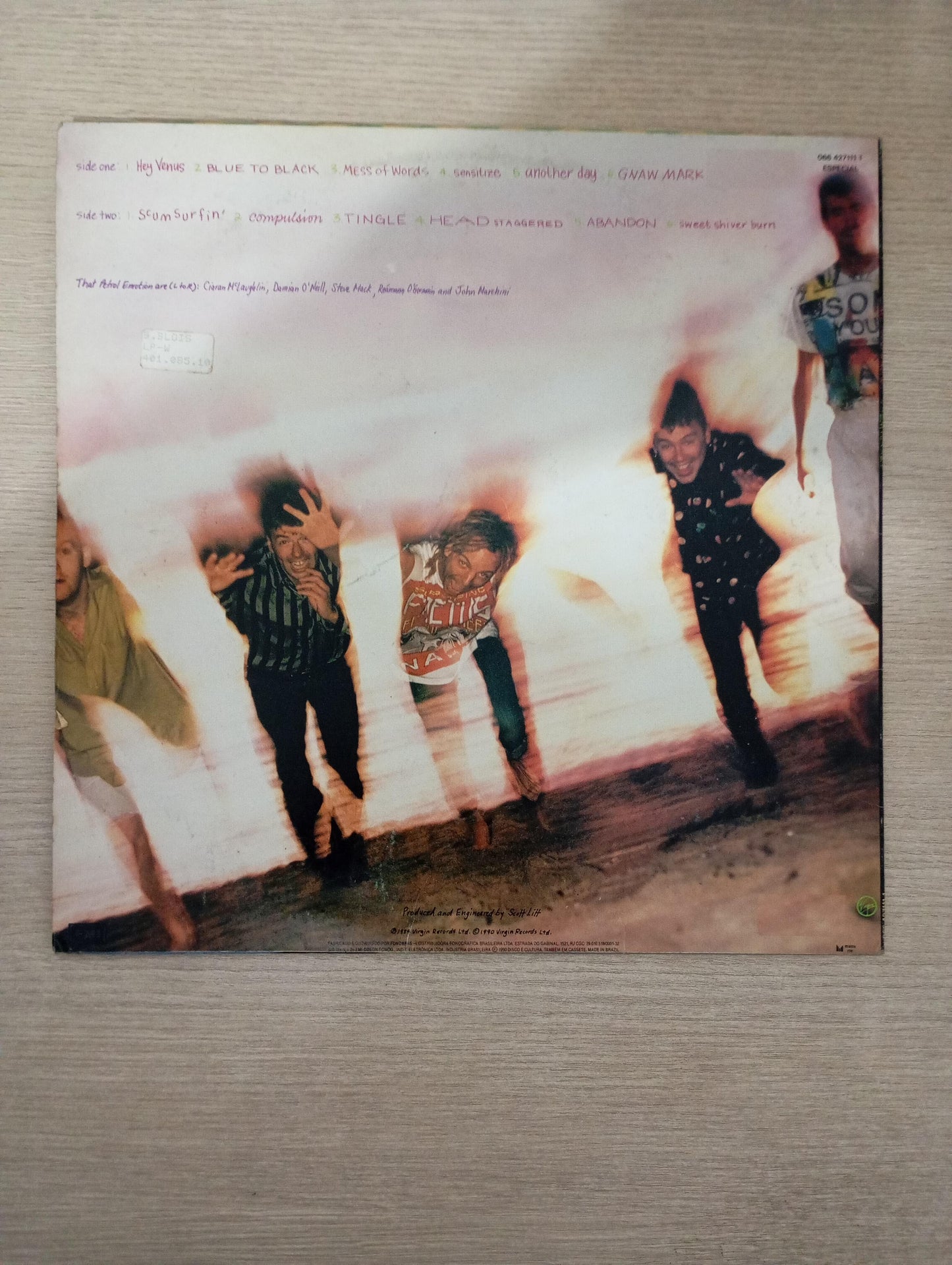 Lp Vinil That Petrol Emotion Chemicrazy Com Encarte