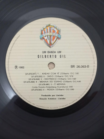 Lp Vinil Gilberto Gil Um Banda Um Com Encarte