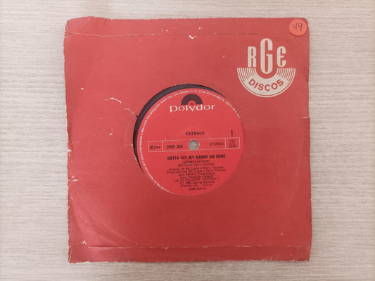 Compacto Vinil The Fatback Band Gotta Get My Hands On Some