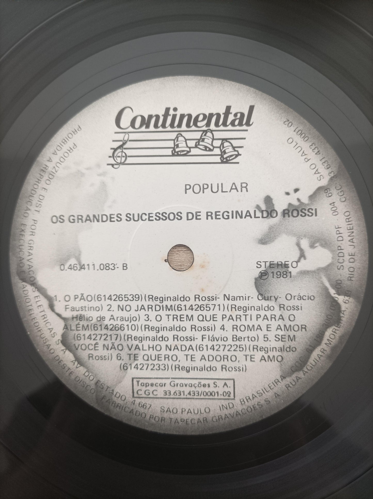 Lp Vinil Reginaldo Rossi Os Grandes Sucessos de