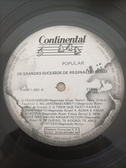 Lp Vinil Reginaldo Rossi Os Grandes Sucessos de