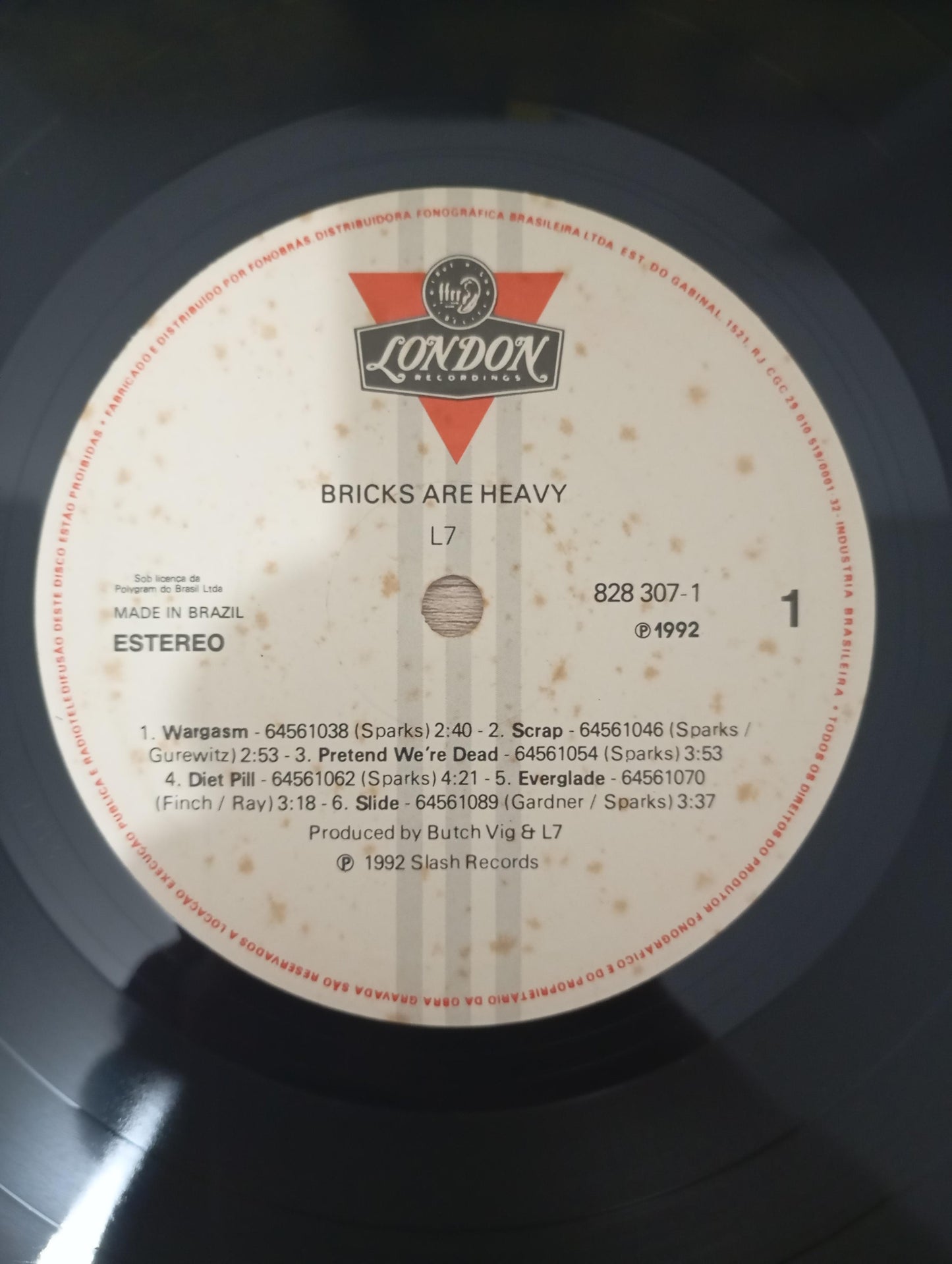 Lp Vinil L7 Bricks Are Heavy