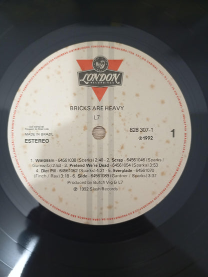 Lp Vinil L7 Bricks Are Heavy