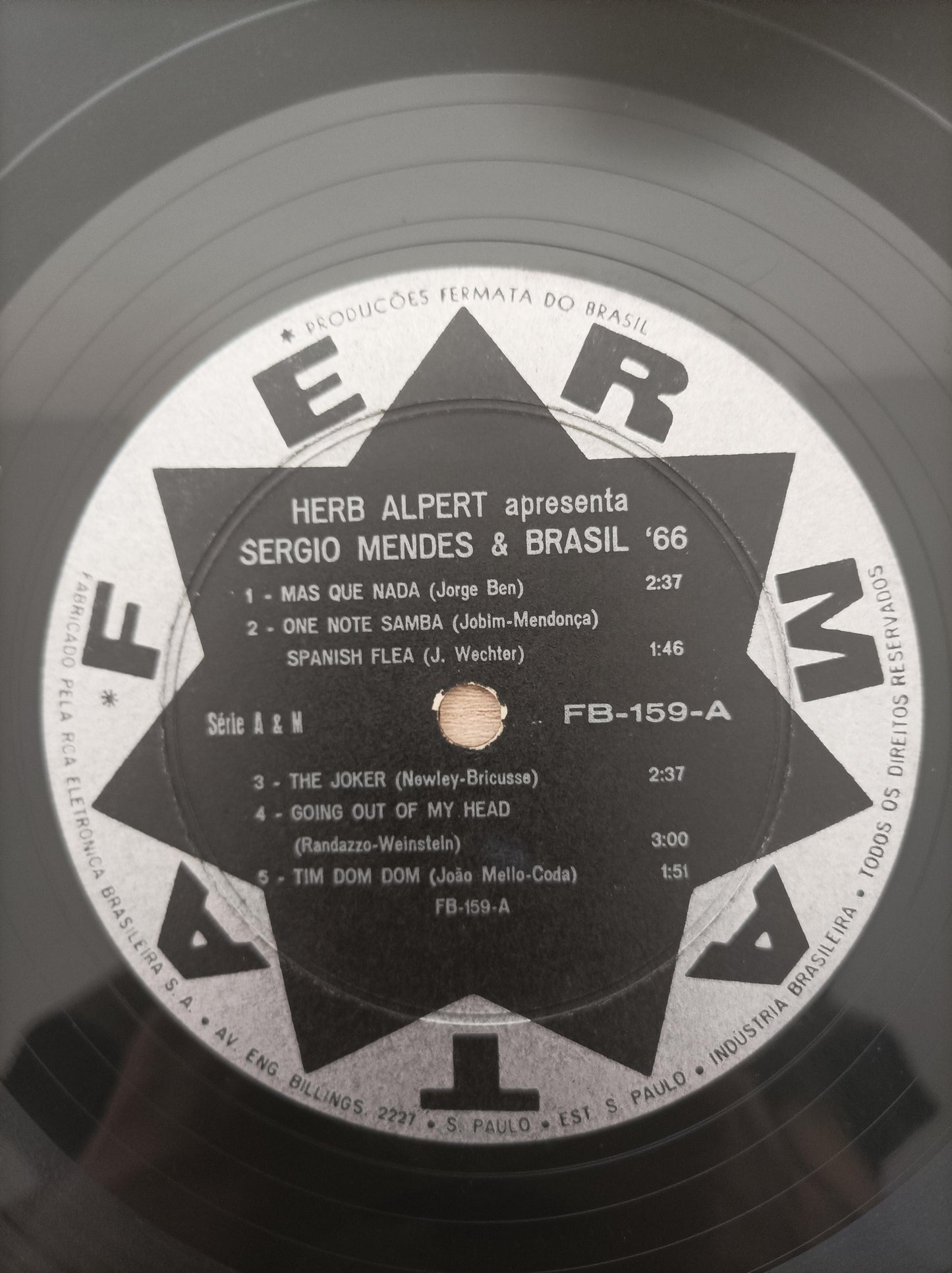 Lp Vinil Sérgio Mendes & Brasil '66 Herb Alpert Apresenta