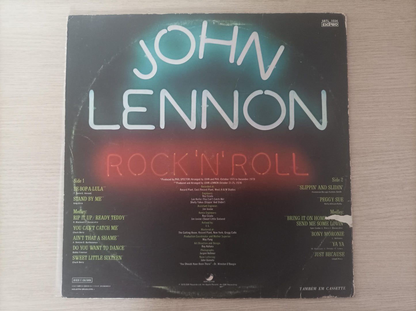 Lp Vinil John Lennon Rock 'N' Roll