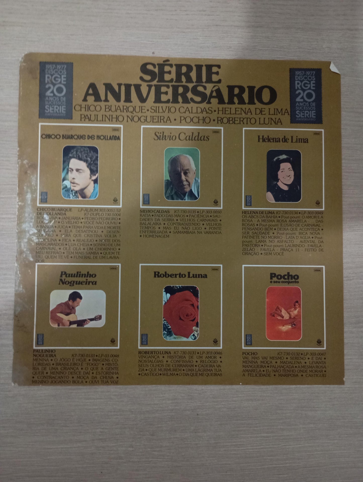 Lp Vinil Chico Buarque RGE Série Aniversário Duplo