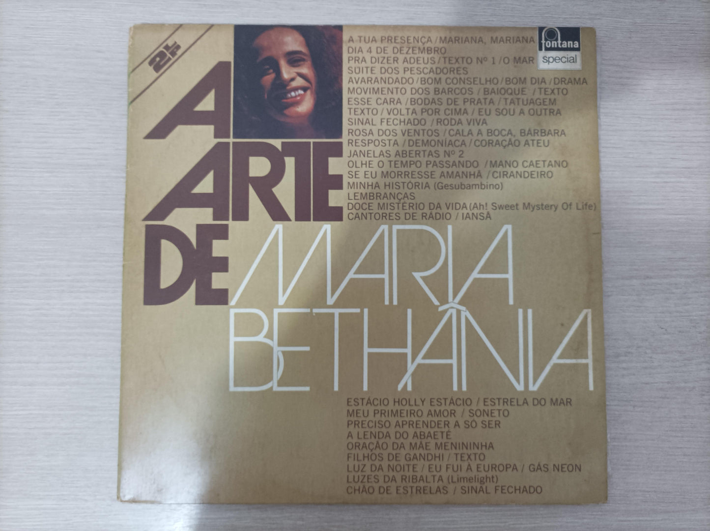 Lp Vinil Maria Bethânia A arte de Duplo