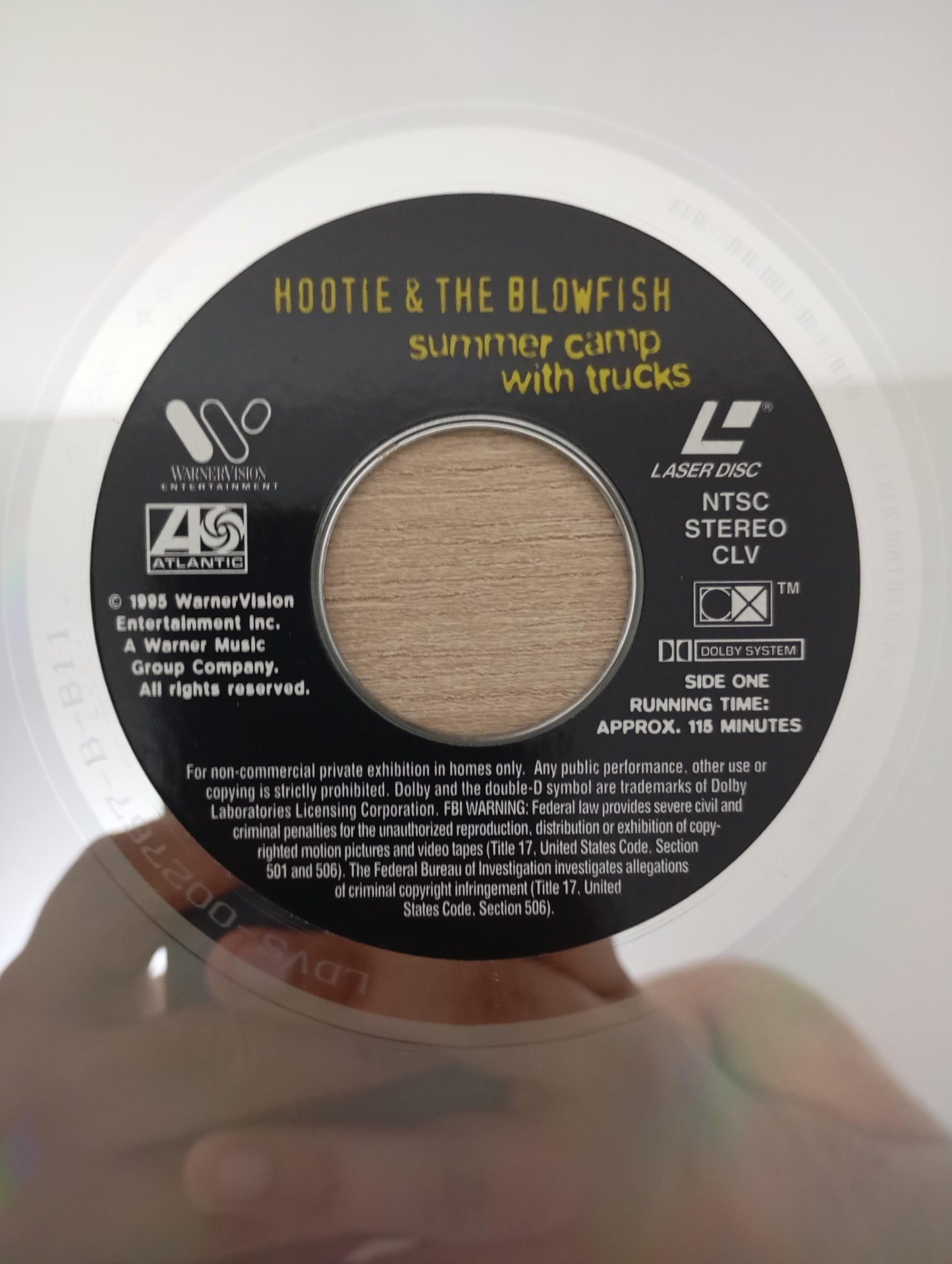 LD LaserDisc Hootie & The Blowfish Summer Camp With Imp USA