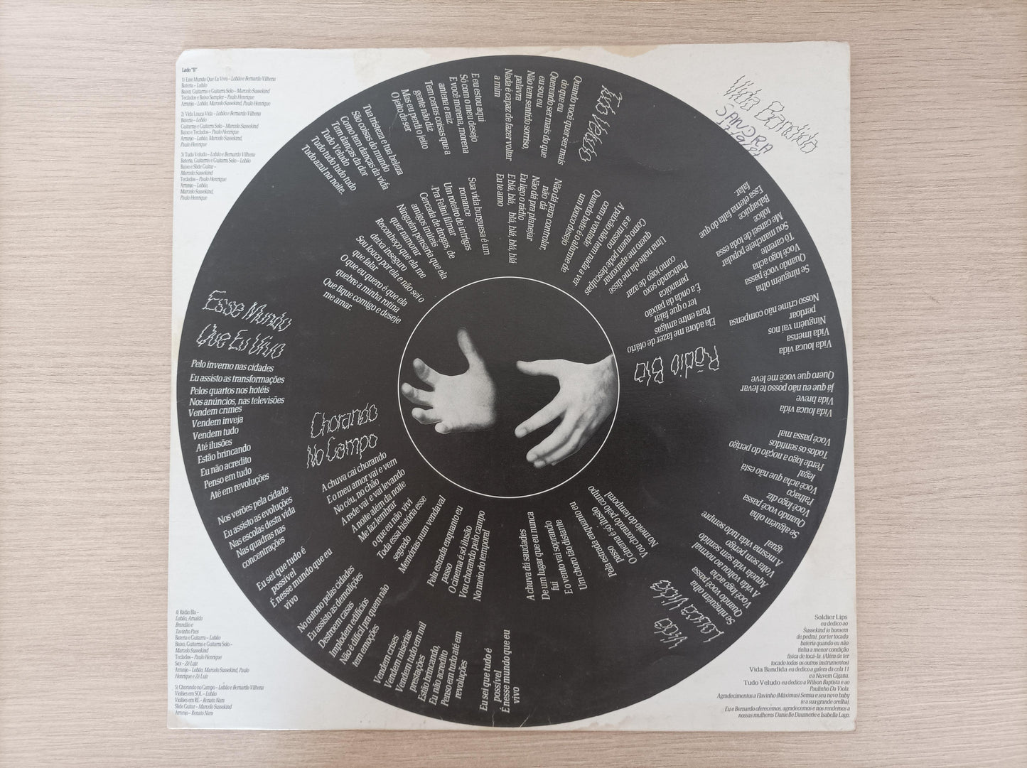 Lp Vinil Lobão Vida Bandida Com Encarte