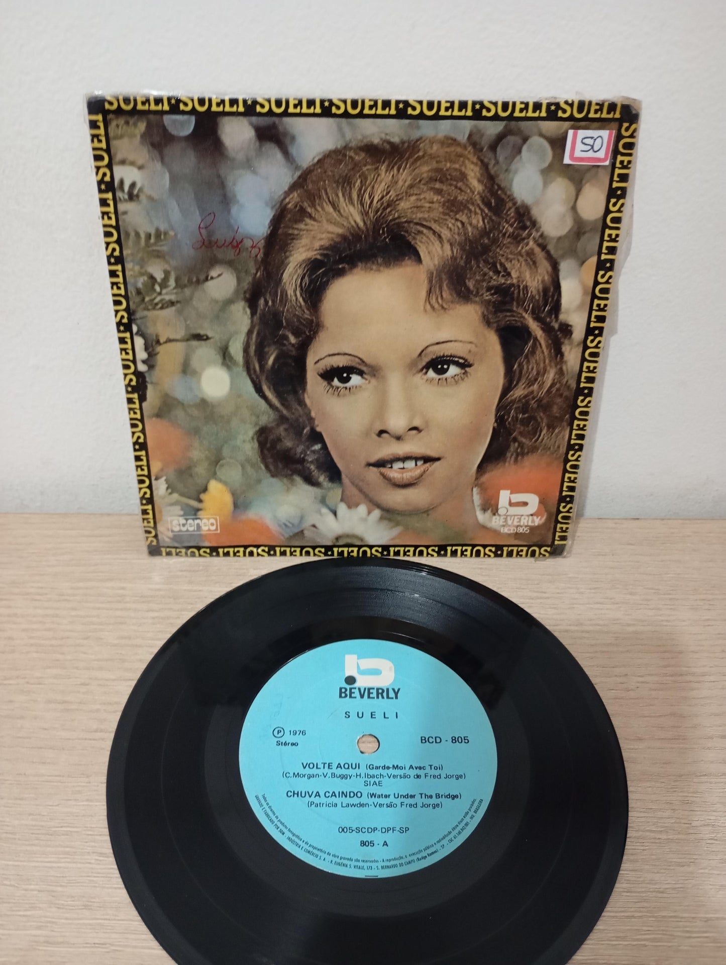 Compacto Vinil Sueli Volte Aqui / Quando Você Me Beija