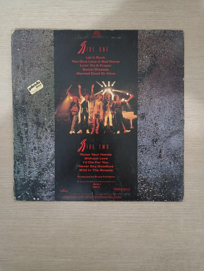 Lp Vinil Bon Jovi Slippery When Wet Com Encarte