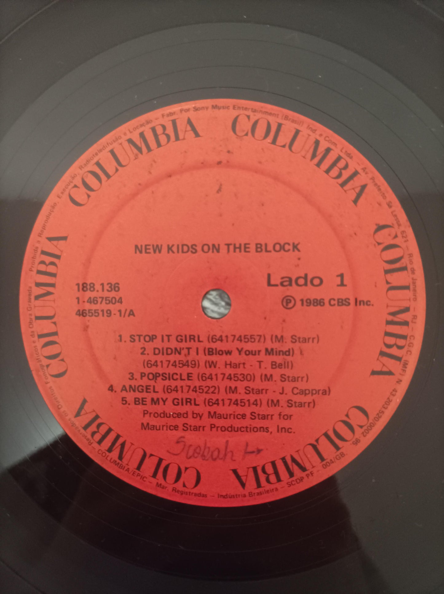 Lp Vinil New Kids On The Block None Com Encarte