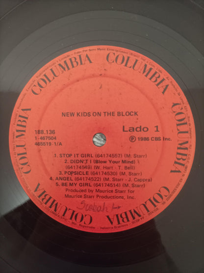 Lp Vinil New Kids On The Block None Com Encarte