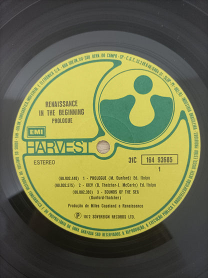 Lp Vinil Renaissance Prologue Capa Dupla