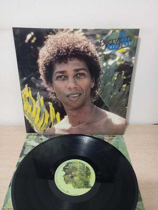 Lp Vinil Djavan Meu Lado Capa Dupla Com Encarte