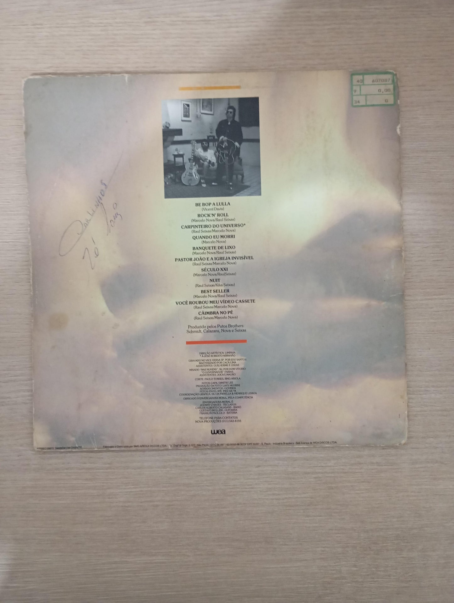 Lp Vinil Raul Seixas Marcelo Nova Panela Do Diabo C Encarte