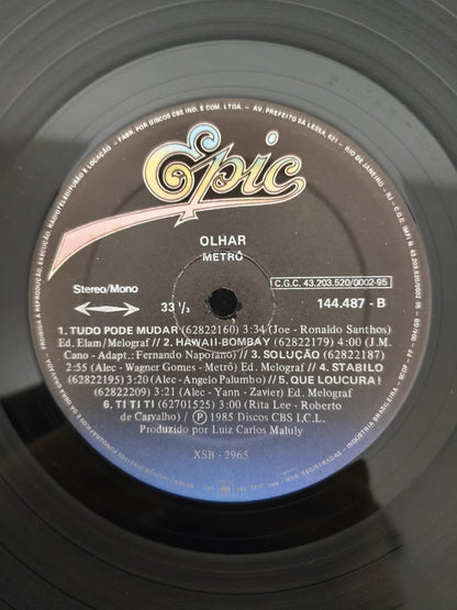 Lp Vinil Metrô Olhar Com Encarte