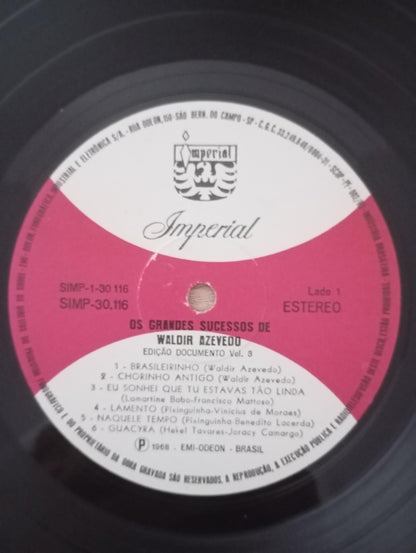 Lp Vinil Waldir Azevedo 1968