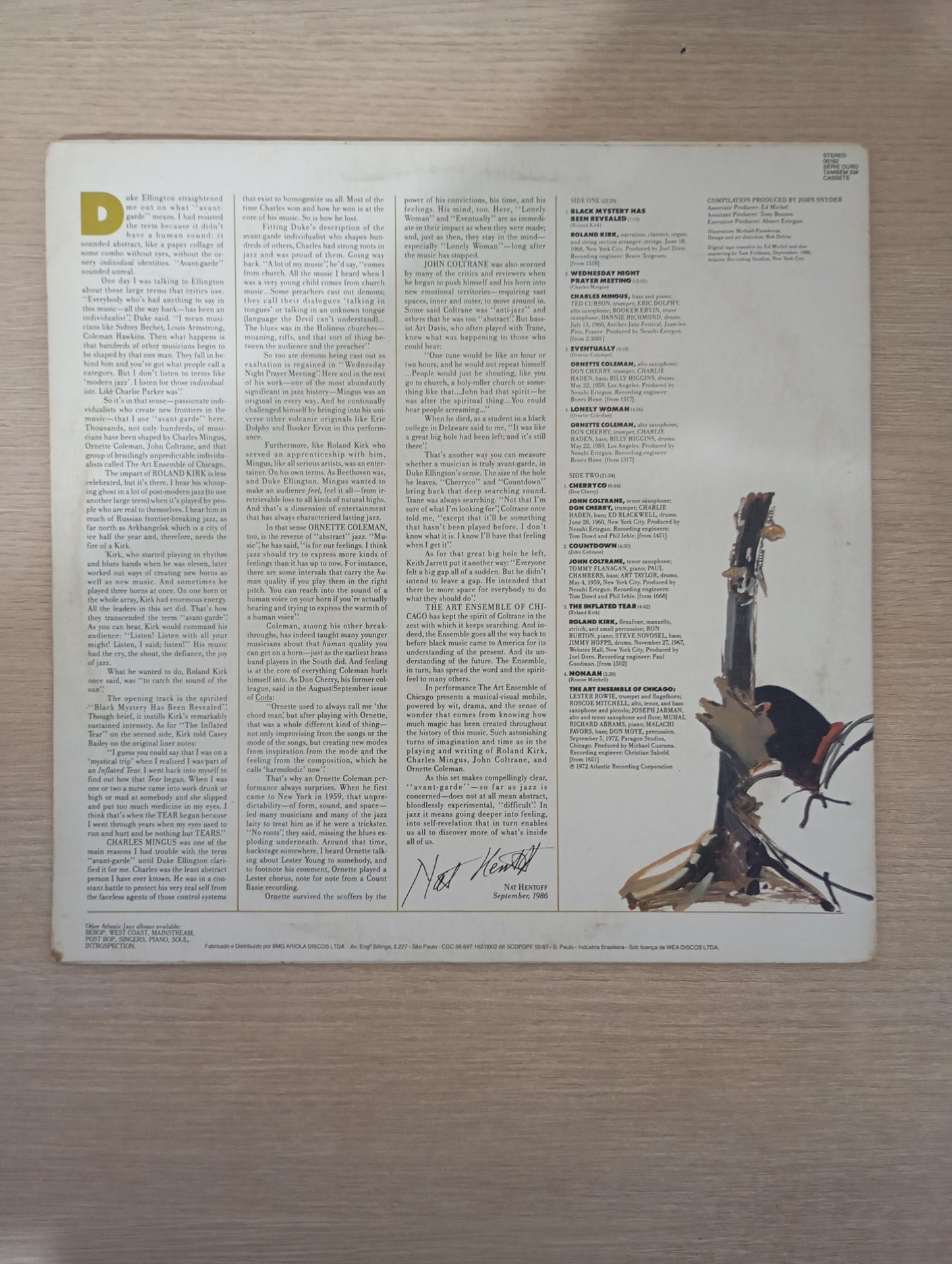Lp Vinil The Avant-Garde Atlantic Jazz Com Encarte