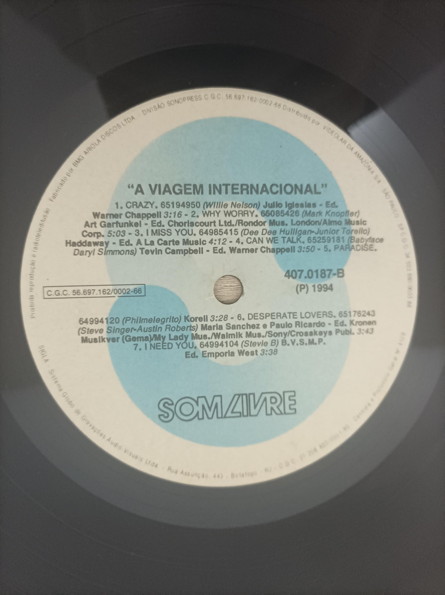 Lp Vinil A Viagem Internacional