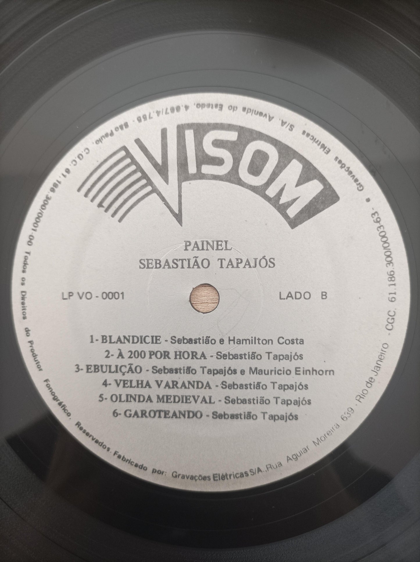 Lp Vinil Sebastião Tapajós Painel