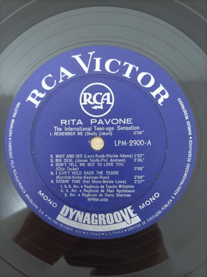 Lp Vinil Rita Pavone The International Teen-Age Sensation