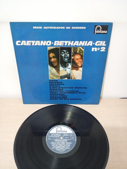 Lp Vinil Caetano Bethania Gil Série Autógrafos de Sucesso 2