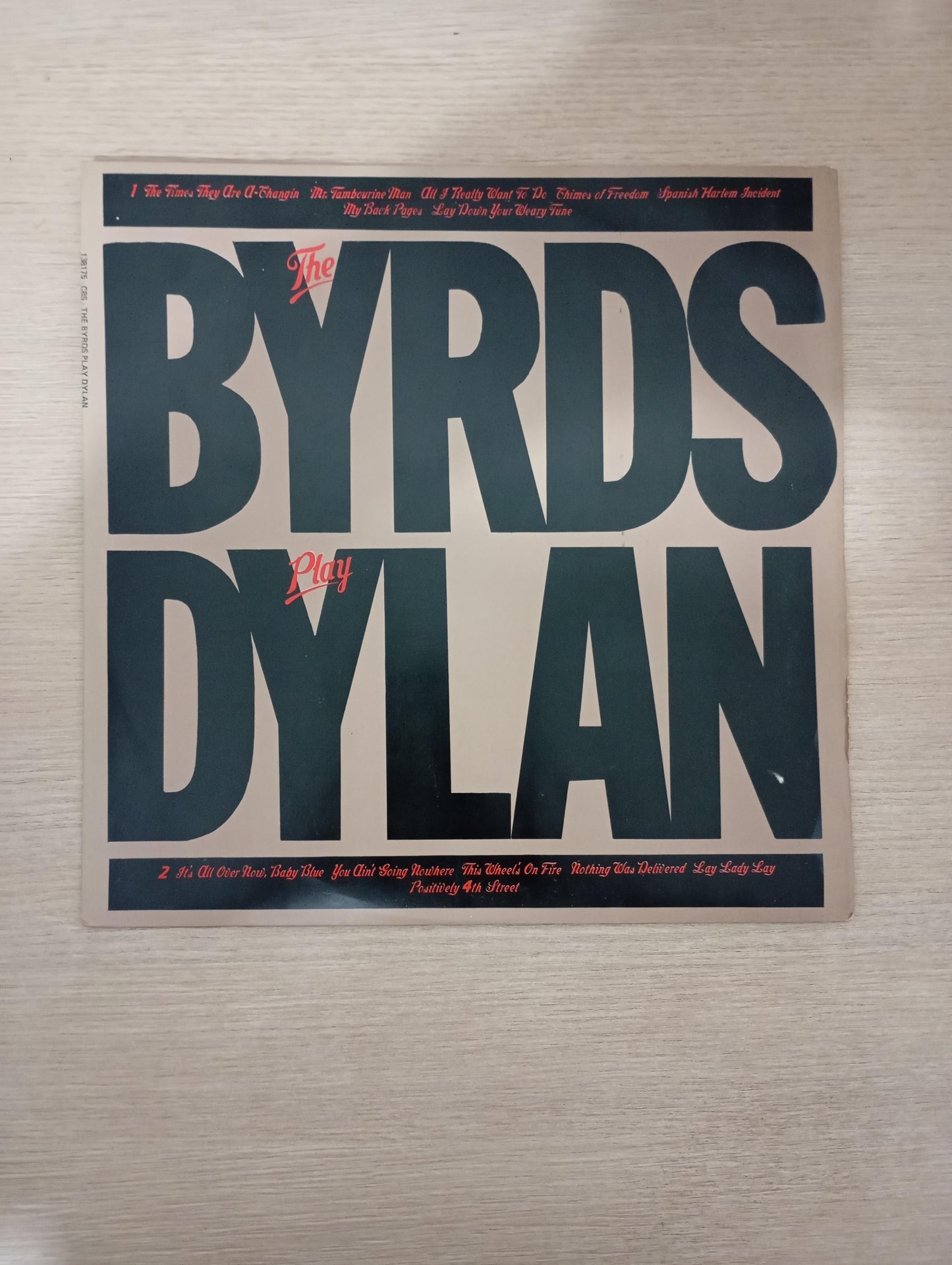 Lp Vinil The Byrds Play Bob Dylan