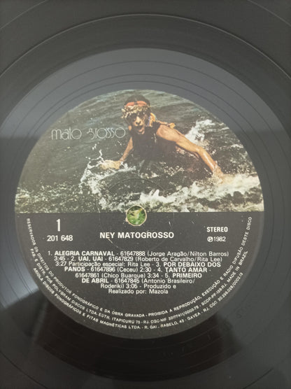 Disco Vinil Mato Grosso Ney Matogrosso Com Encarte A