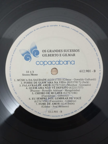 Lp Vinil Gilberto & Gilmar Os Grandes Sucessos