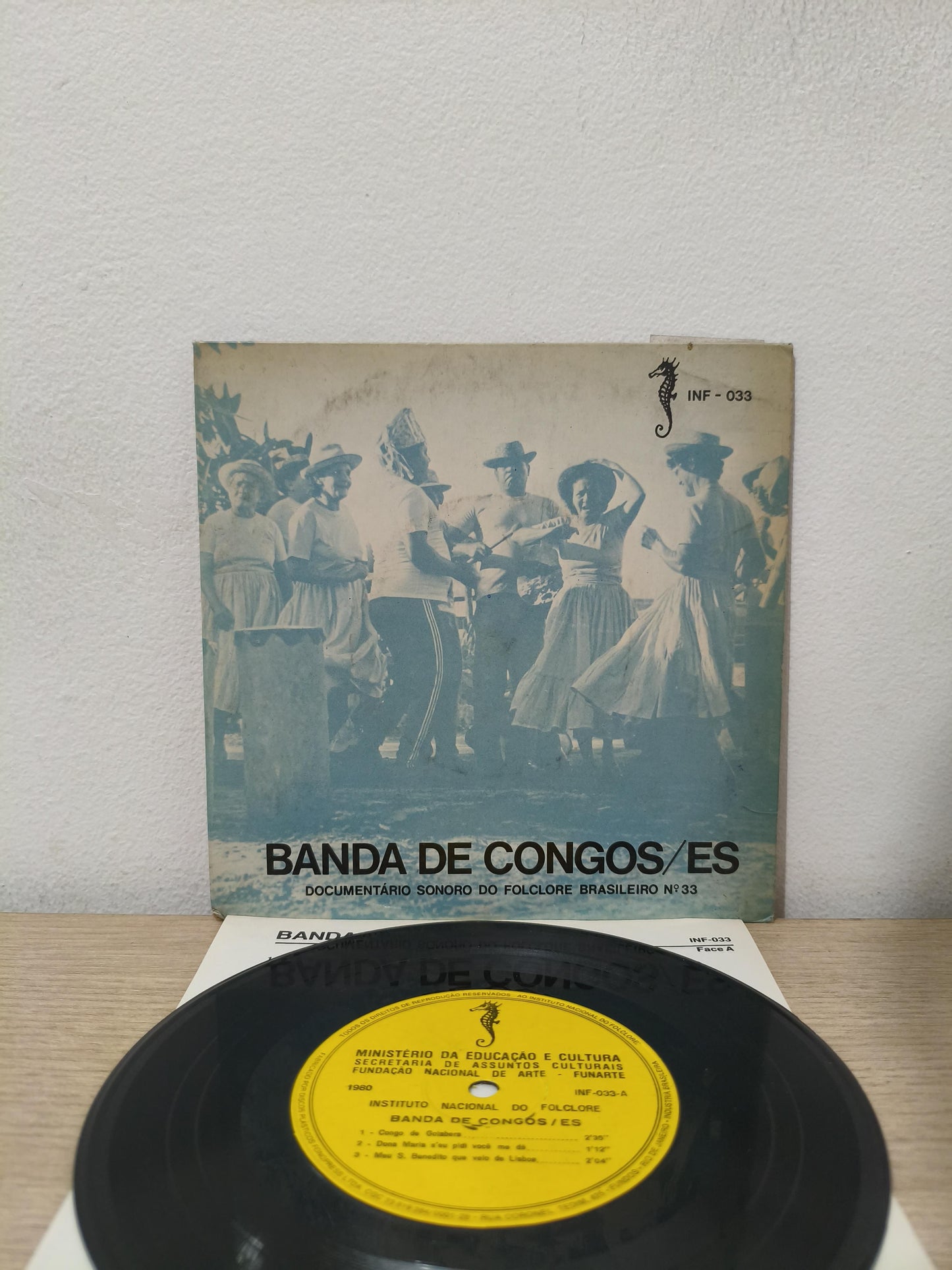 Compacto Vinil Folclore Brasileiro 33 Banda Congos C/Encarte