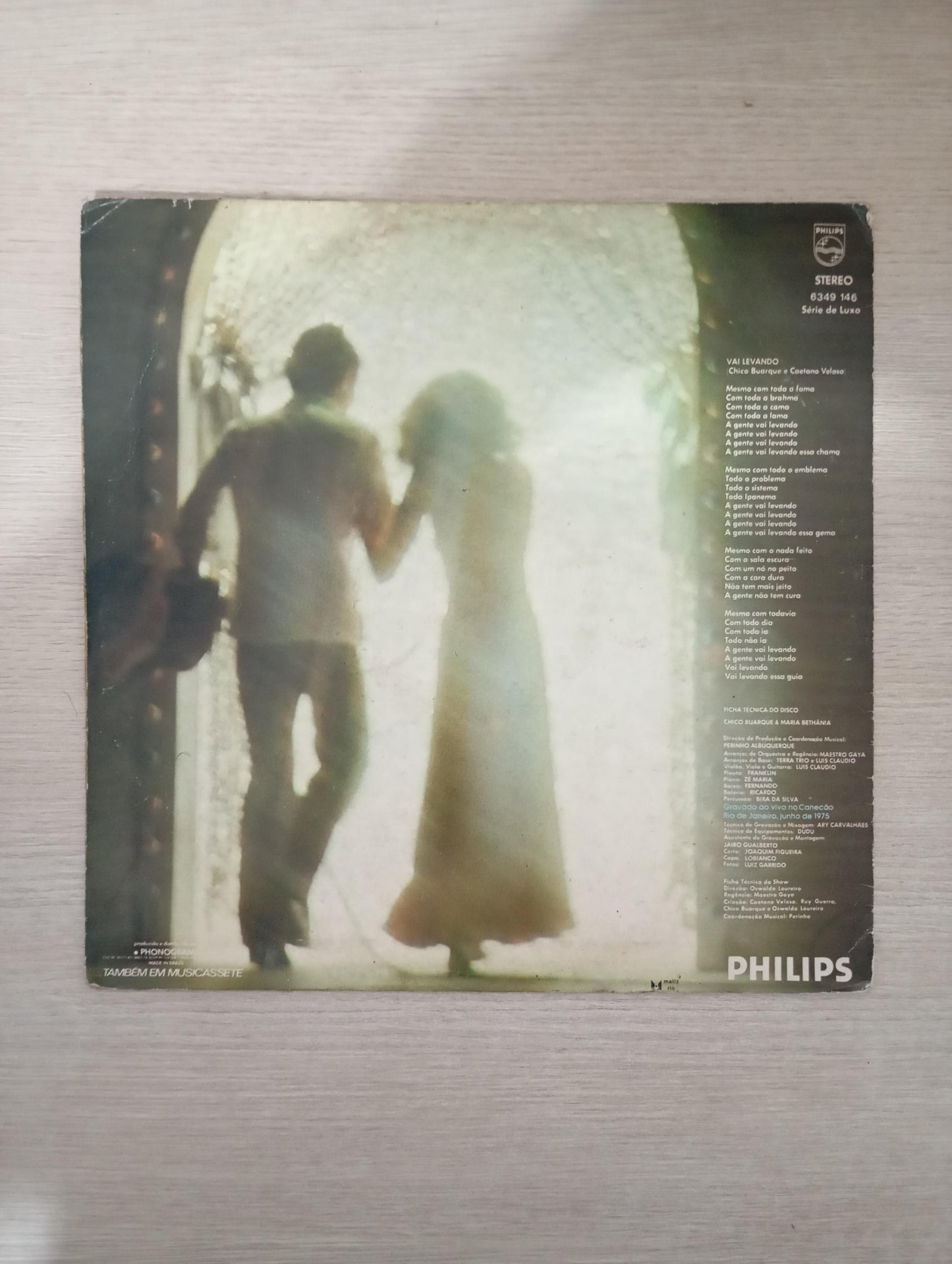 Disco Vinil Ao Vivo Chico Buarque & Maria Bethânia A