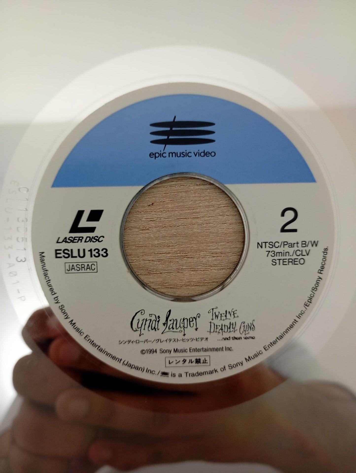 LD LaserDisc Cyndi Lauper Twelve Deadly Cyns Japão Importado